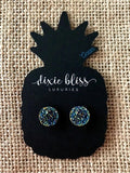Dixie Bliss Ocean Druzy Earrings