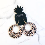 Dixie Bliss Catalina Leopard Hoops