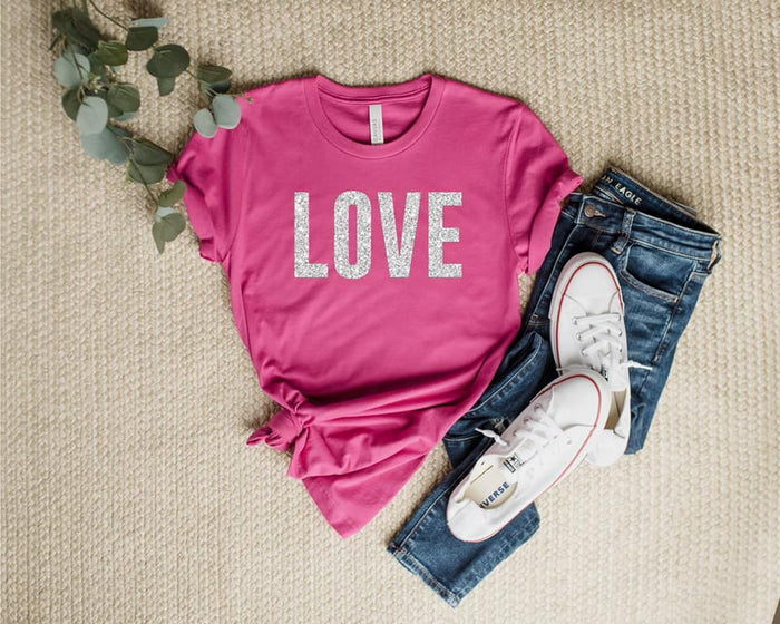 GLITTER LOVE TEE SHIRT