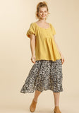 Sweetheart Babydoll Top, Honey