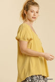 Sweetheart Babydoll Top, Honey