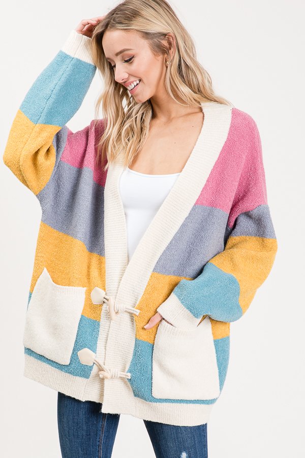 Stripe it While It's Hot Sweater