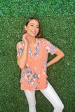floral gabby top