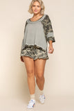 Fearless Perfect Knit Top, Camo