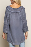 Fearless Perfect Knit Top, Charcoal